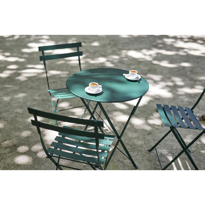 Bistro Outdoor Dining Side Chair, Liquorice