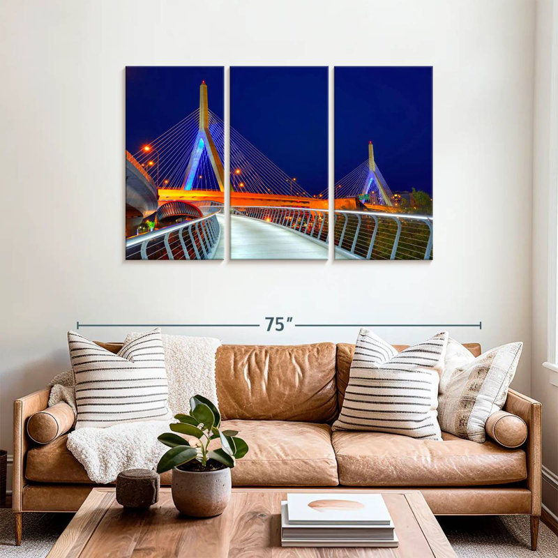 Pont patriotique Zakim, H 36 po x l 57 po