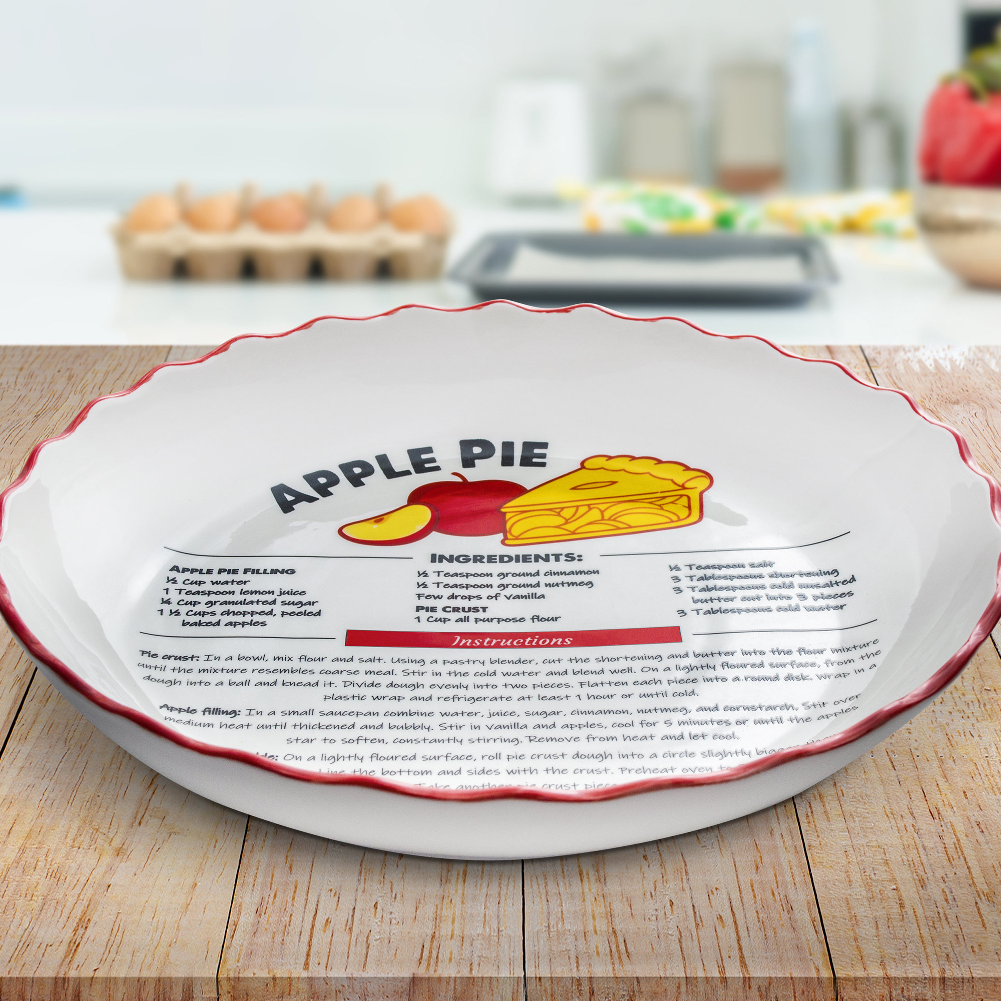 Baker's Advantage 9.5 Stoneware Pie Pan