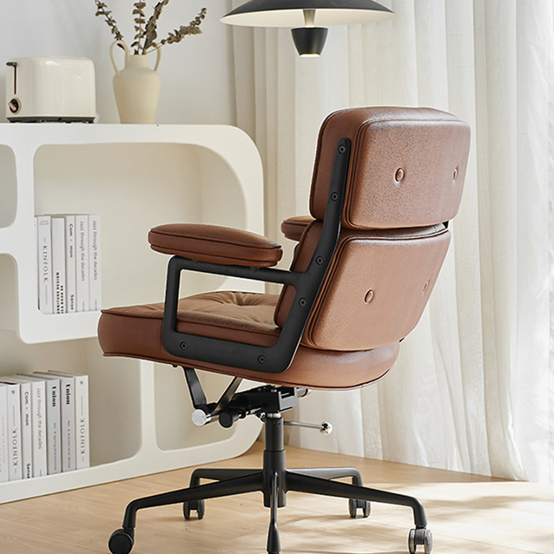 Silent and soothing office chair, Brown, Black