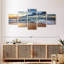 Ensemble 5 pièces Sea Cloudscape sur toile-714004866