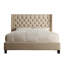 Lit tapissier capitonné standard à profil bas Kaster-560823571-560823568