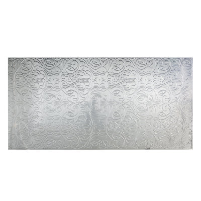 Panneau mural décoratif en vinyle damassé 4 pi x 8 pi FASÄDE