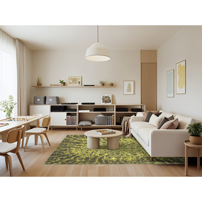 Tapis abstrait moderne 1283, Rectangle 7 pi x 9 pi