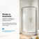 OVE Decors Breeze Premium 33 in. Round Shower Kit w/ Clear, Base