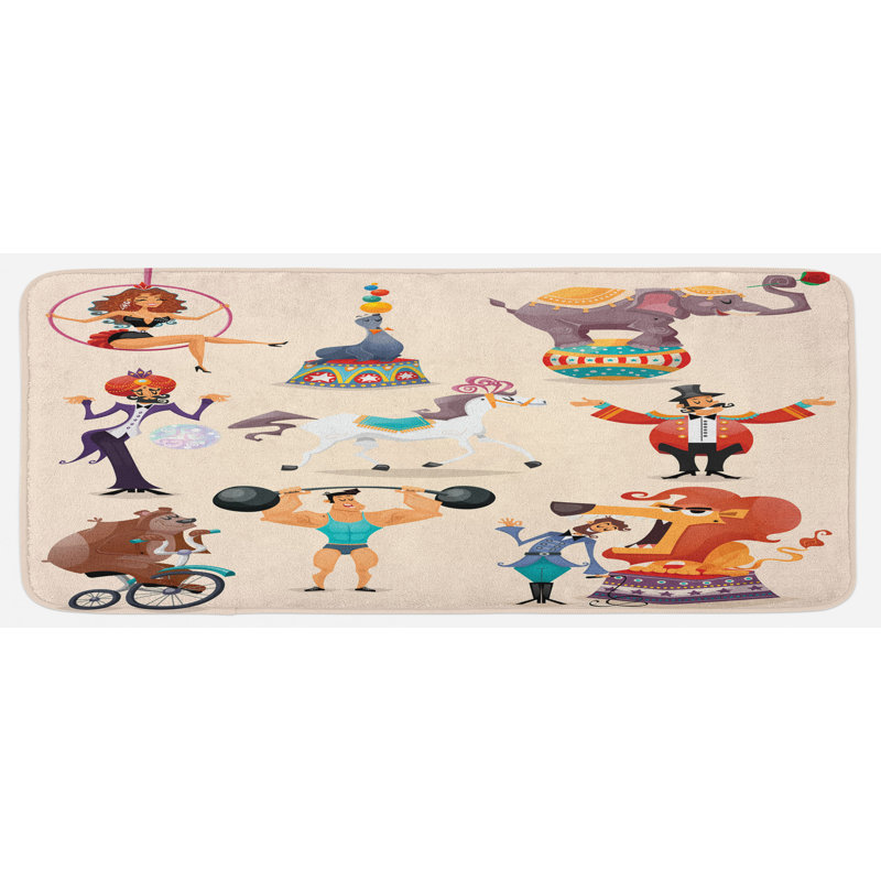 Tapis de cuisine cirque
