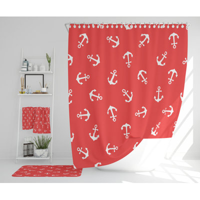 Norby Polyester Shower Curtain Set