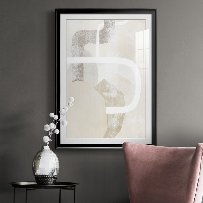 Quiet Affection I - reproduction de cadre photo, Papier avec cadre noir, H 36,5 po x l 26,5 po, Oui