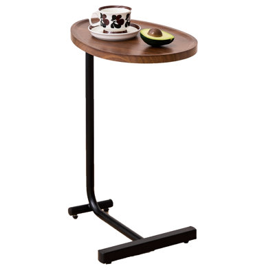 Brown Side Table For Small Rooms - Living Room & Bedroom Asian Compact Space Mission