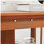 Vitrine 2 portes avec portes en verre trempé, armoires de terrasse avec panneau arrière en miroir et tablettes réglables, vitrine éclairée pour la maison, ampoule de bureau incluse CHÊNE FONCÉ-2094320551