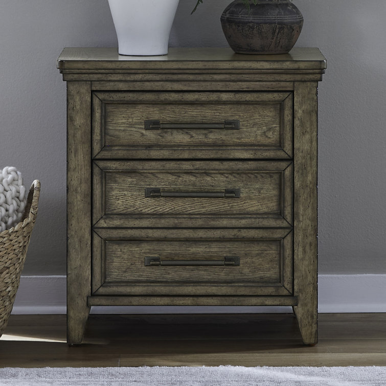 Gertraute Nightstand W/ Charging Station