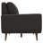 Mid-Century Modern Button-Tufted Sofa in Charcoal-1532587190