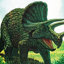 Ceratopsian - Graphic Art on Canvas