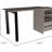 2-Drawer 2-Shelf Writing Desk-472743418