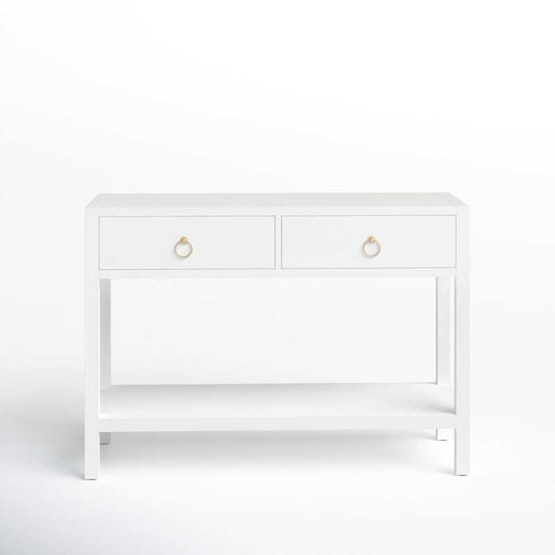 Elin 44" Console Table, White