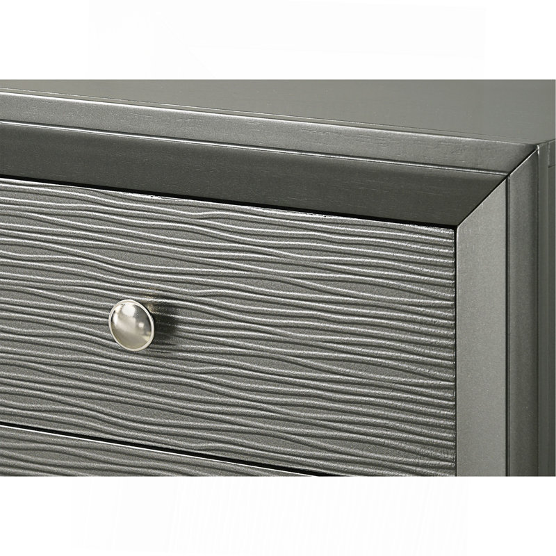 Commode ronde contemporaine à 5 tiroirs 1Pc