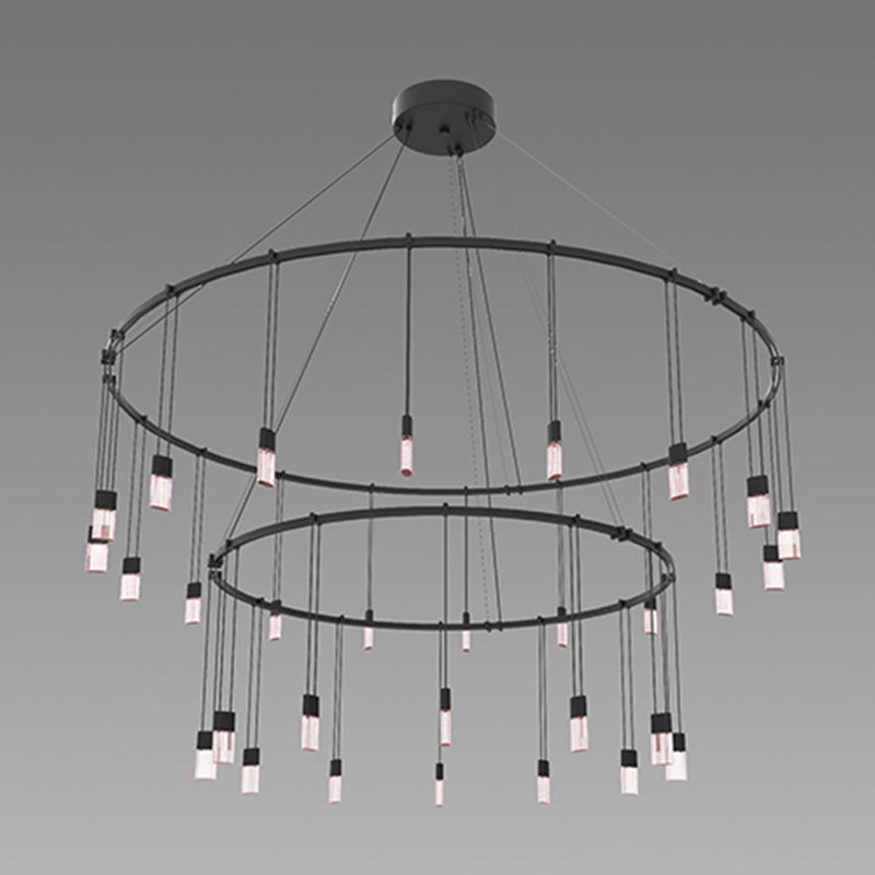 Lustre à roulettes led 30 lumières