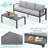 Raenelle 9 - Person Patio Conversation Set with Cushions-1819009044