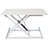 Adjustable Height Standing Laptop Desk,Adjustable Sit to Stand Up Workstation with Keyboard Tray,White-117628663
