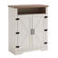 Armoire à chaussures blanche + chêne - 14,15 po Largeur du produit: Meubles d'entrée 6 décors
