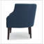 Button-Tufted Club Chair – Tapered Birch Wood Legs, Plush Fabric Upholstery-980931205