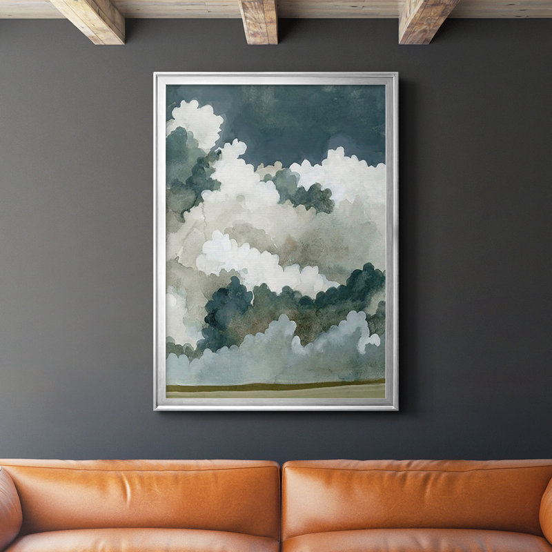 Vast Neutral Sky II " Vast Neutral Sky II ", Silver, 30.5" H x 22.5" W x 1" D