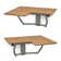 32" x 22.5” Teak Reversible Folding Transfer Tub/Shower Seat