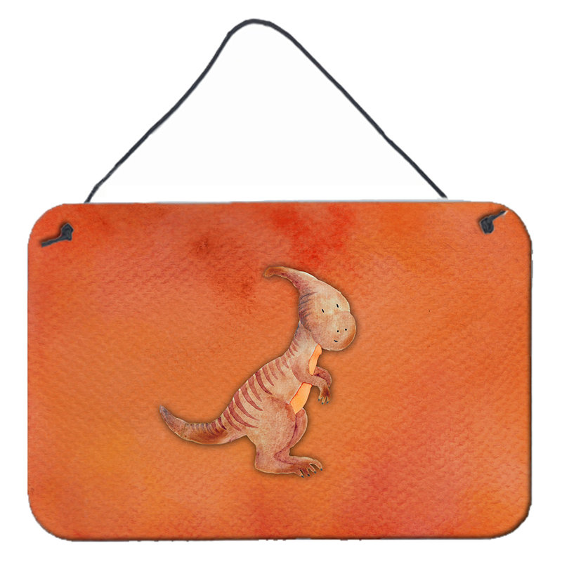 Décoration murale aquarelle parasaurolophus