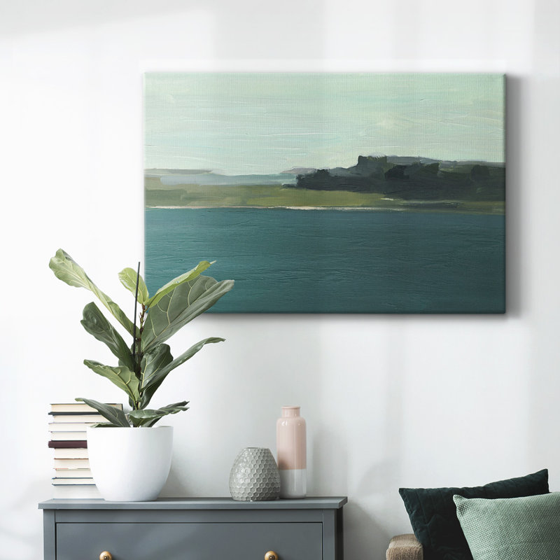 «Calming Lake View II», toile tendue avec châssis, H 12 po x l 18 po
