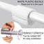 Rideau de douche avec crochets inclus-295850761