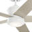 Brahm 56" Indoor Matte White Ceiling Fan with Integrated LED and Remote Control Included-1164227620
