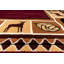 Tapis bourgogne à motif géométrique Cantin-1523549586