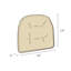 Coussin de siège antidérapant capitonné Azilal-16586405