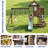 Wooden Swing Set with 2 Swings, Wave Slide, Play Deck, Climbing Wall & Trapeze Rings - Outdoor Backyard Playset for Kids - Heavy Duty Wooden Jungle Gym