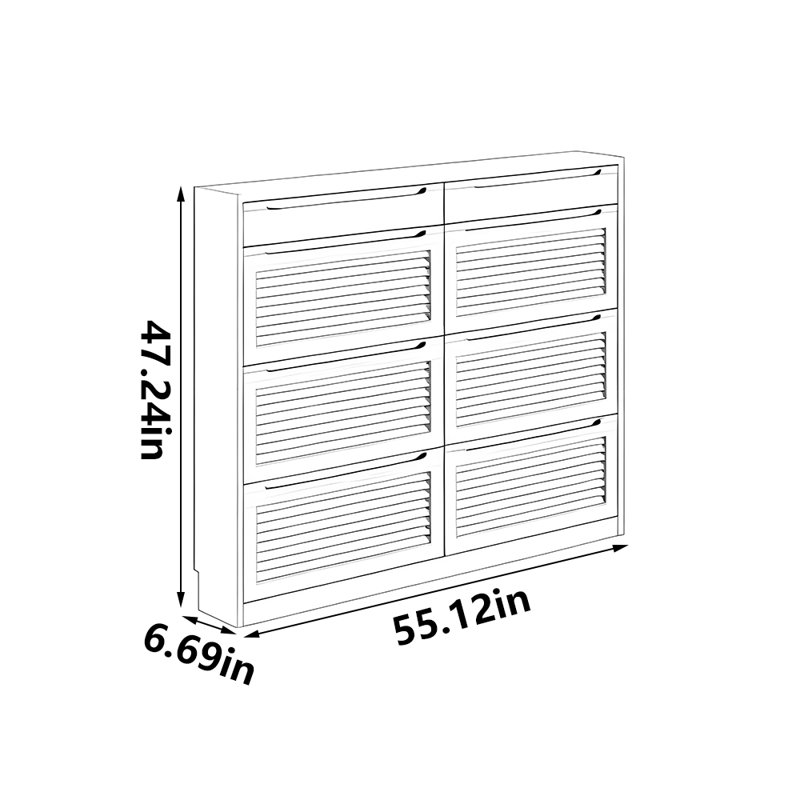 Alarcon, 47.24" H x 55.12" W x 6.69" D