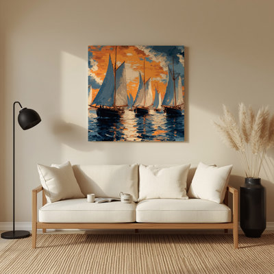 Art mural nautique gris nautique