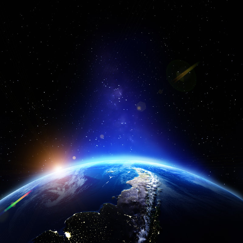 " Planet Earth " by 1Xpert, 12" W x 12" H