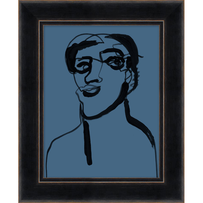 Portrait bleu 8