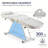 Professional Massage Facial Adjustable Table Chair Salon Bed - White