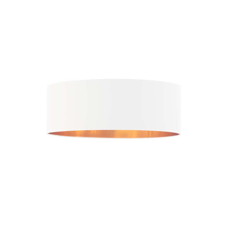 Suniga Fabric Flush Mount, 20cm H x 40cm W x 40cm D, White