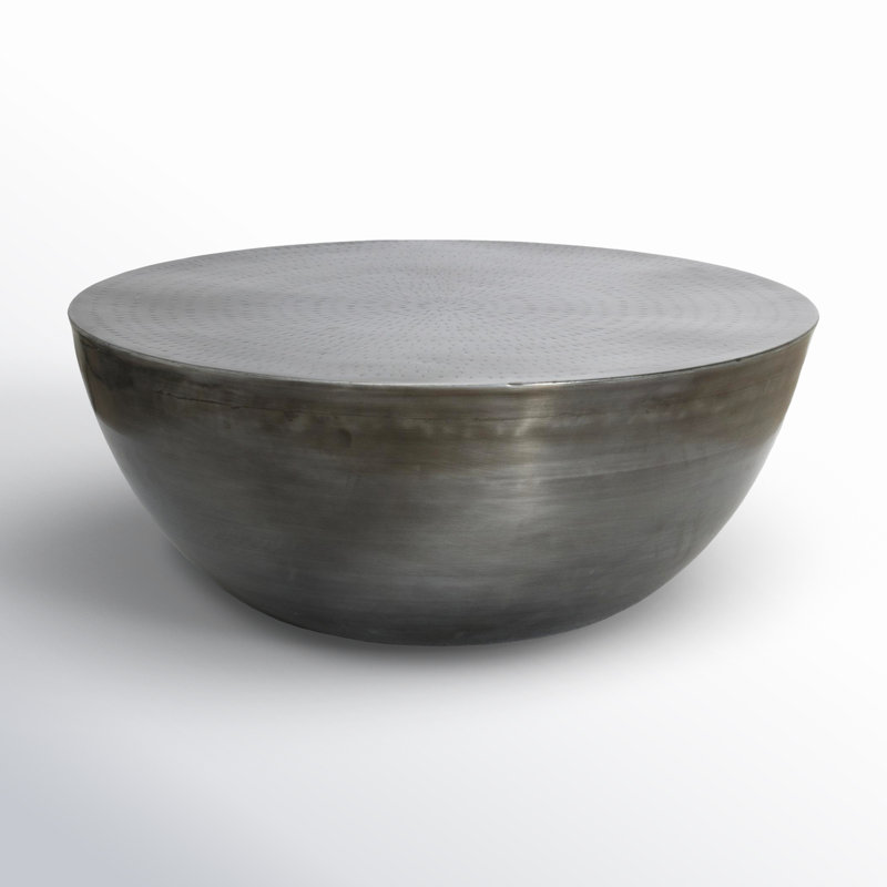 Hobbs Drum Coffee Table, Grey