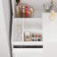 Organisateur de beauté avec miroir lumineux et tiroirs de rangement-781080965