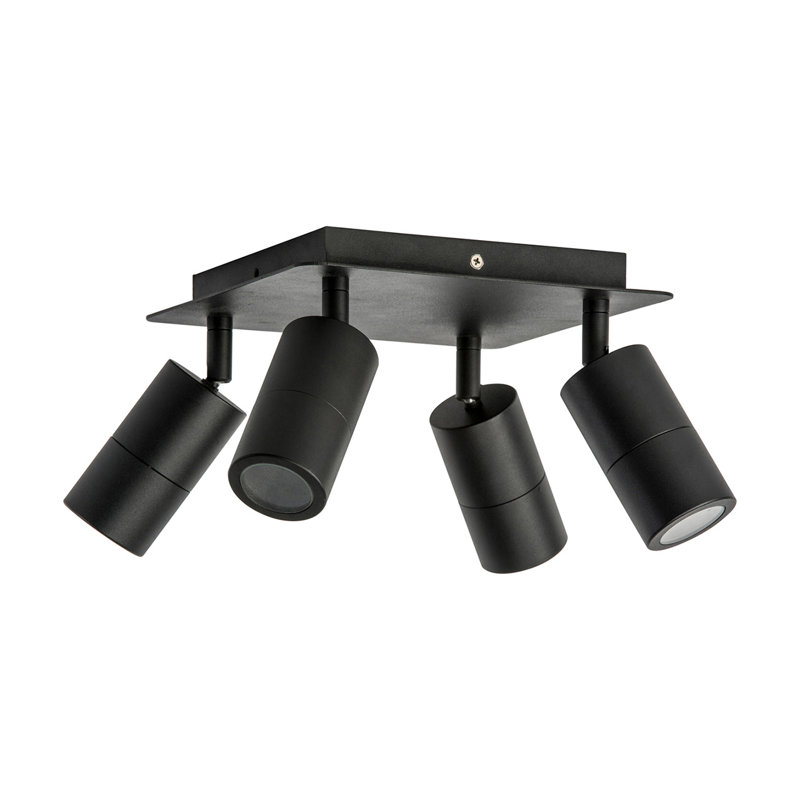 Osuna LED Semi Flush Mount, Black