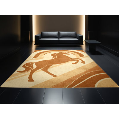 Tapis arc-en-ciel lavable à la machine Pavli