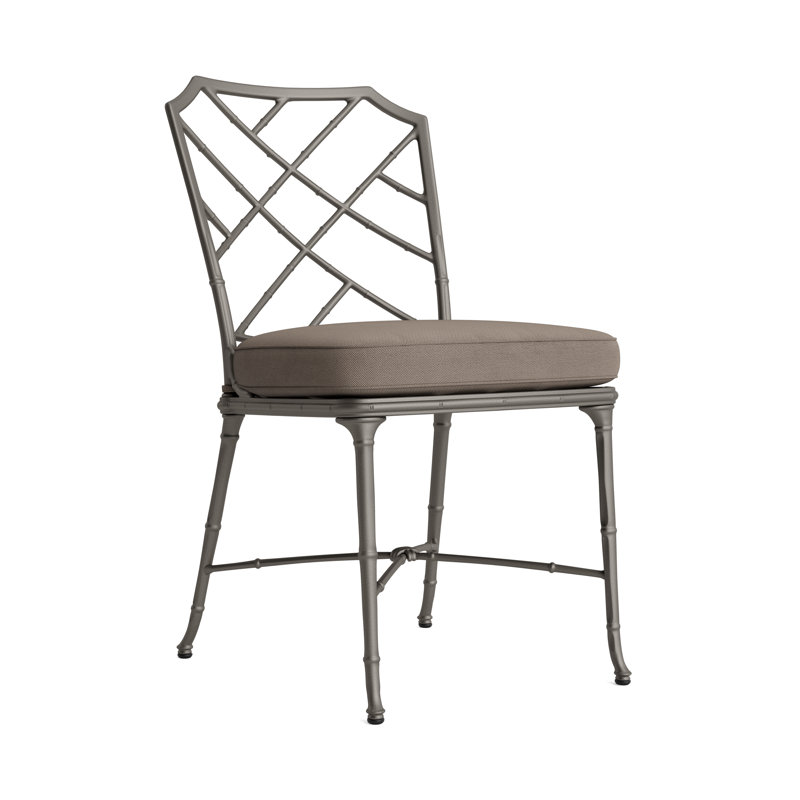 Calcutta Outdoor Dining Side Chair, Mica, Fusion Neptune, Navy
