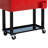 80QT Rolling Cooler Cart on Wheels - Insulated Ice Chest with Bottle Opener & Cap Catcher, Holds 100+ Cans for Party, Patio, Backyard BBQ & Outdoor Gatherings