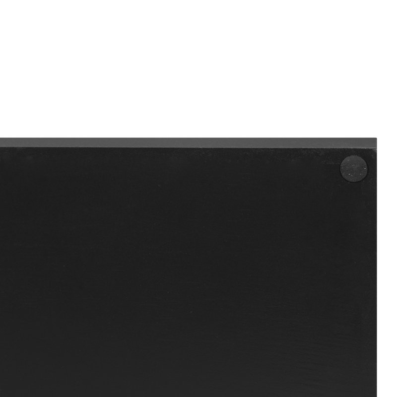 Norvan 2-Piece Rectangle Decorative Trays, Black