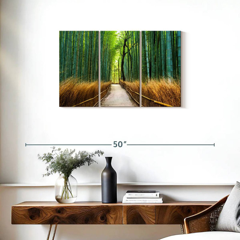 Sebbie Arashiyama, ancienne forêt de bambous, H 20 po x l 33 po