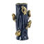 Vase en forme de branche d'arbre en céramique avec accents d'oiseaux dorés, parfait pour ajouter une touche de nature et d'élégance à n'importe quelle pièce