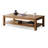 Brown Solid Wood Rectangular Coffee Table-729014887